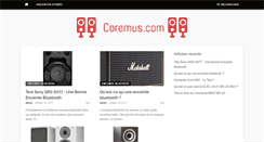 Desktop Screenshot of coremus.com