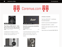 Tablet Screenshot of coremus.com